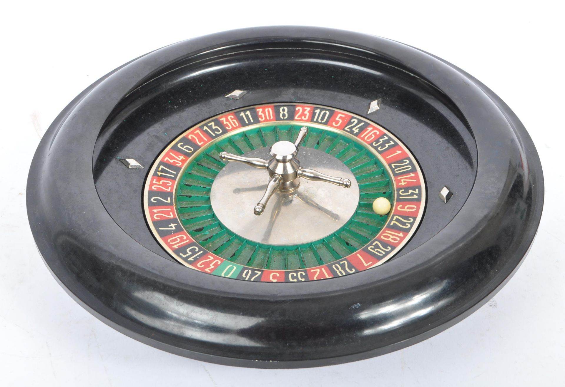 1950S FRENCH TABLE TOP ROULETTE WHEEL - Image 4 of 7