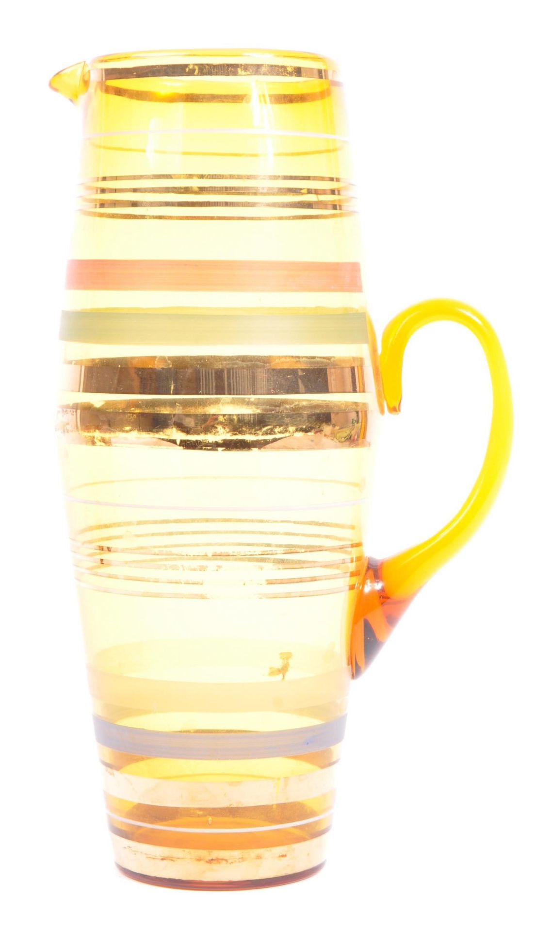 MID 20TH CENTURY YELLOW GLASS LEMONADE SET - Bild 5 aus 7