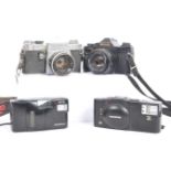 OLYMPUS XA3 RANGEFINDER CAMERA WITH OTHER 35MM EXAMPLES