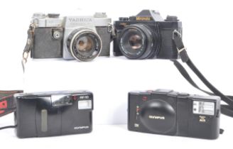 OLYMPUS XA3 RANGEFINDER CAMERA WITH OTHER 35MM EXAMPLES