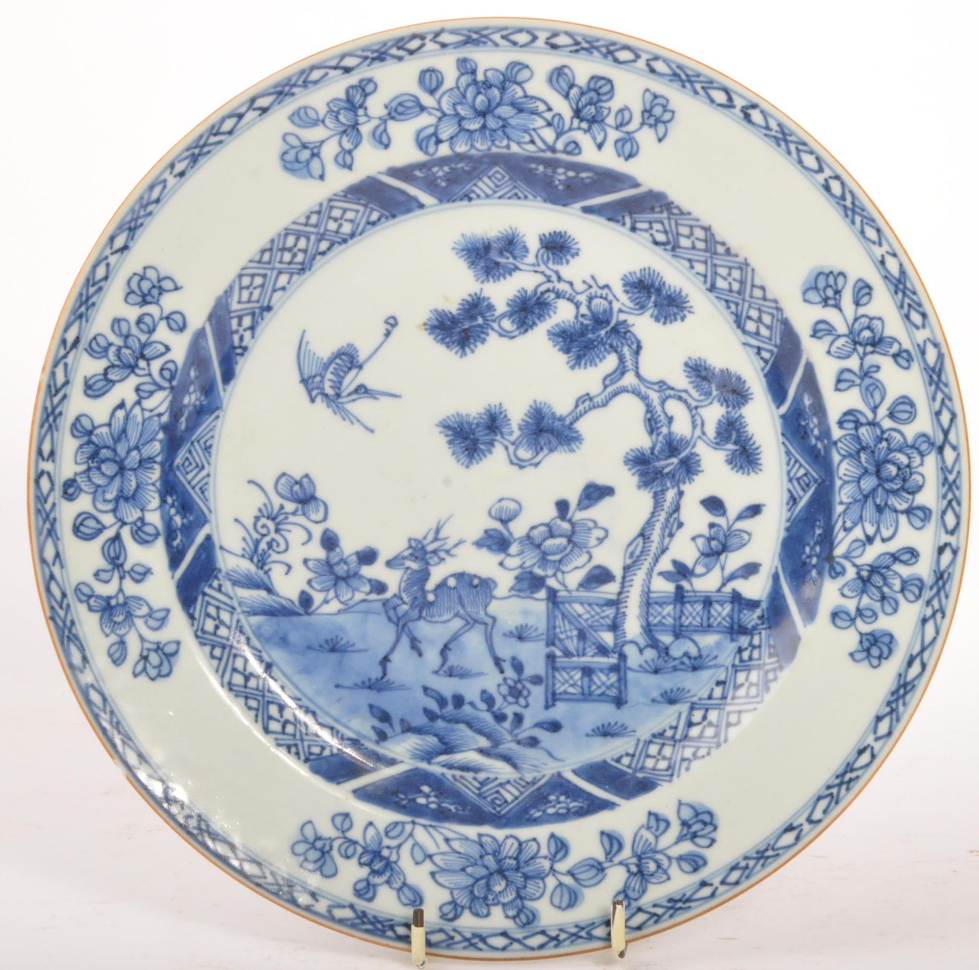 TWO 19TH CENTURY QING DYNASTY CHINESE ORIENTAL PLATES - Image 2 of 5