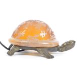 CONTEMPORARY REPRODUCTION TIFFANY STYLE TURTLE LAMP LIGHT