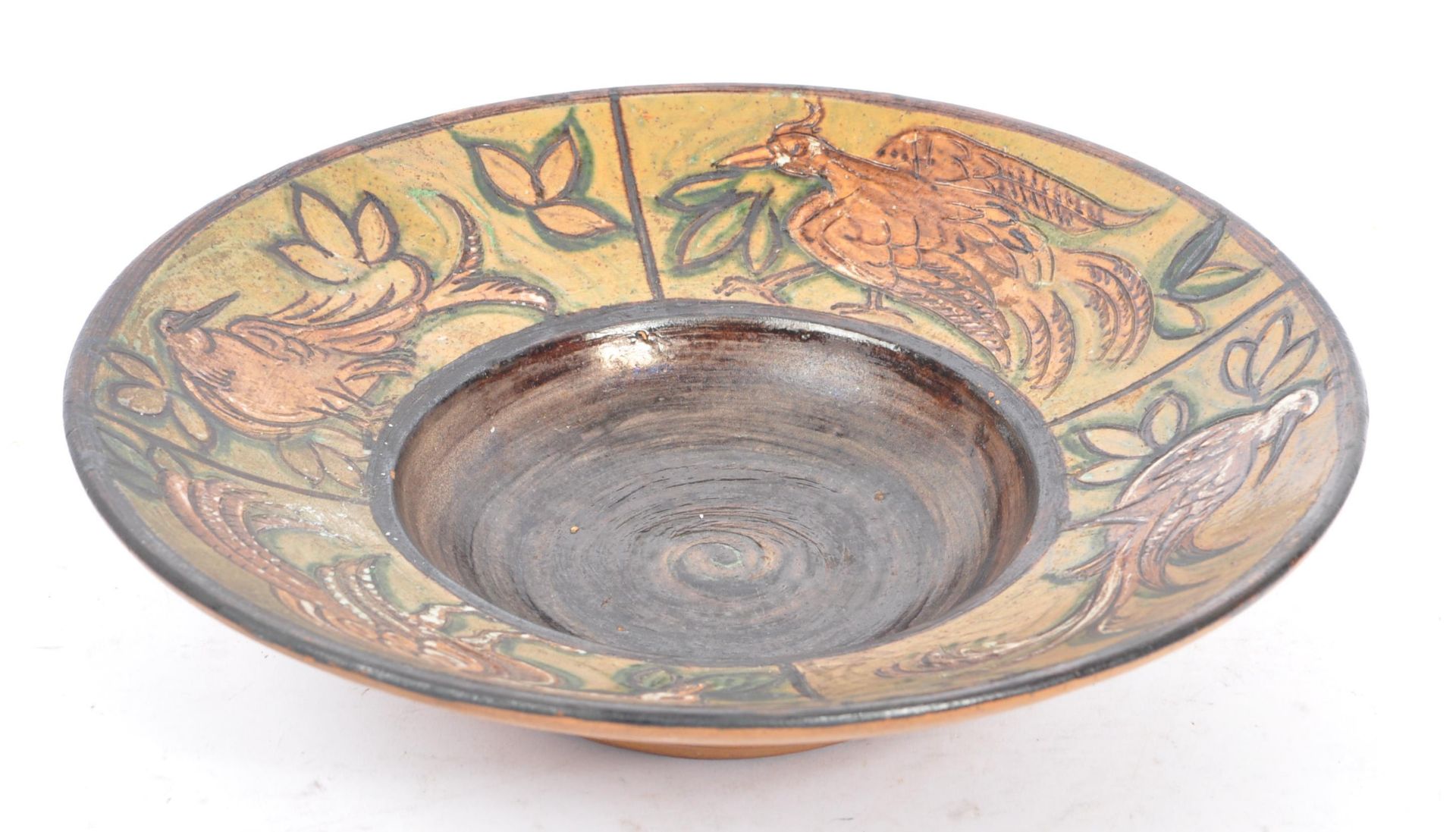 EARLY 20TH CENTURY ARTS AND CRAFTS POTTERY BOWL