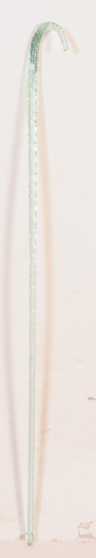 19TH CENTURY VICTORIAN GLASS WALKING STICK