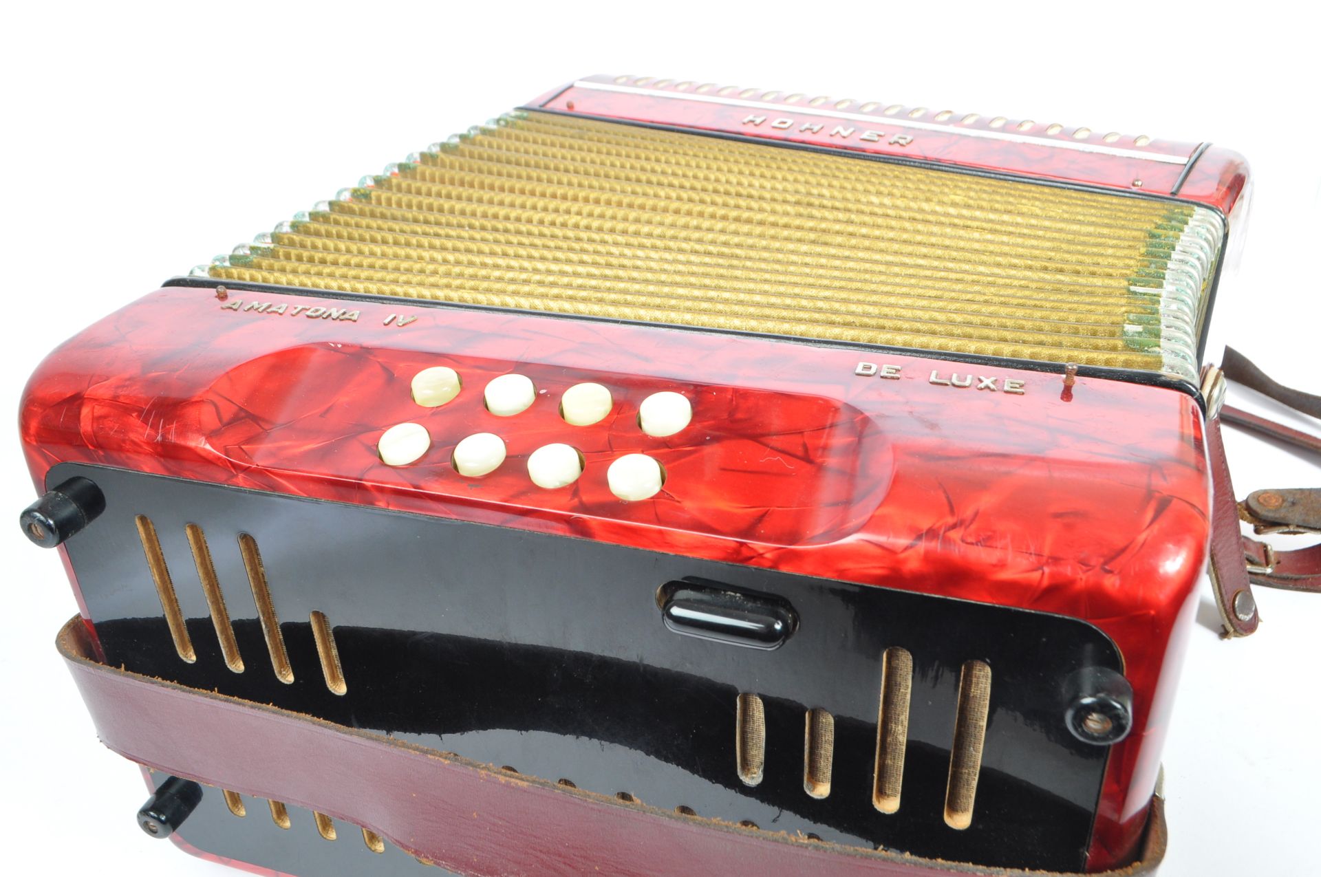 VINTAGE 20TH CENTURY HOHNER AMATONA ACCORDION - Bild 4 aus 8