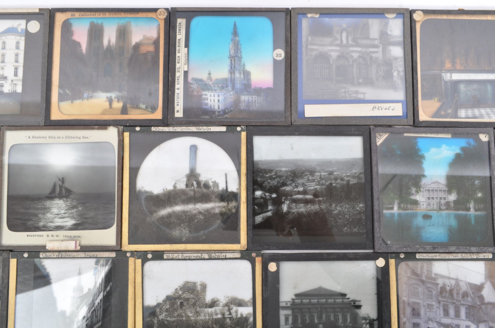 COLLECTION OF 19TH CENTURY & LATER MAGIC LANTERN SLIDES - Image 4 of 10