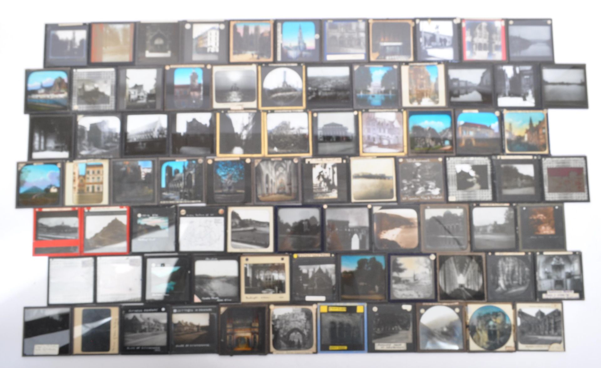 COLLECTION OF 19TH CENTURY & LATER MAGIC LANTERN SLIDES