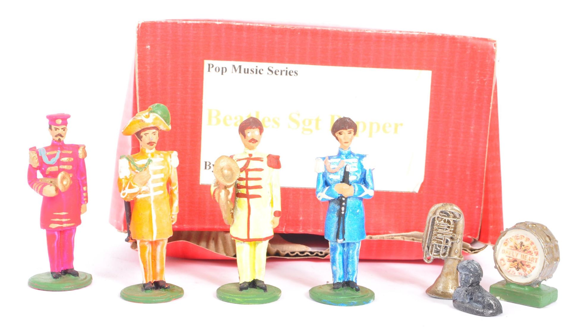 SET OF VINTAGE BEATLES LEAD FIGURES