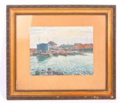 OIL ON BOARD PAINTING BY C. LEWANDOWSKI - CIRCA 1930S