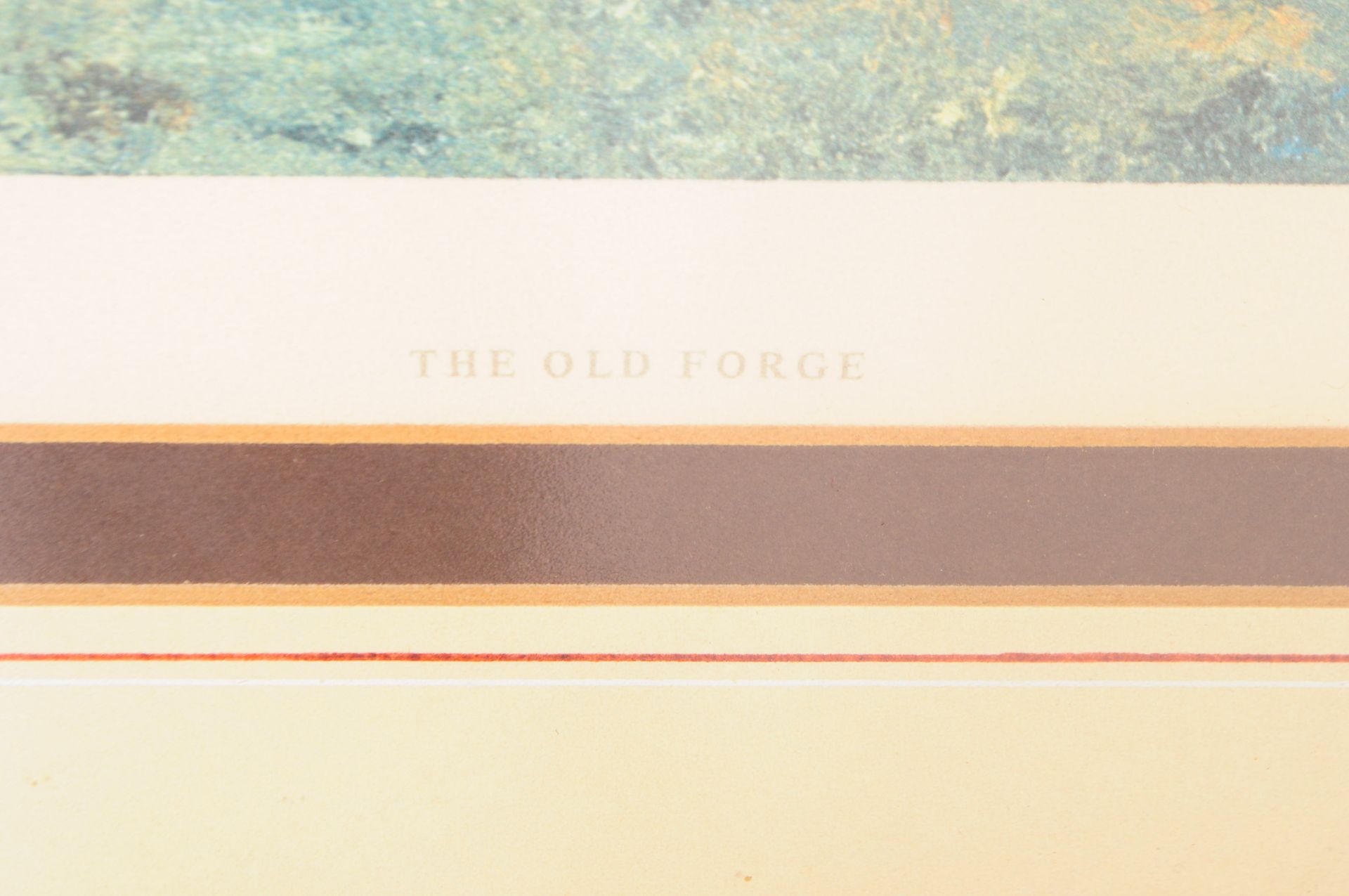 DAVID SHEPHERD LIMITED EDITION THE OLD FORGE PRINT - Image 3 of 7