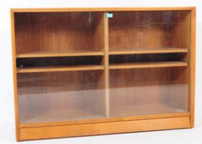 MID CENTURY HERBERT GIBBS GLAZED BOOKCASE CABINET