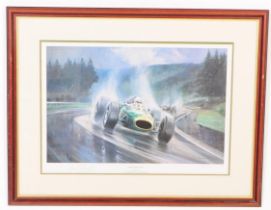 ALAN FEARNLEY - HEADING FOR VICTORY SIGNED LIMITED EDITION PRINT