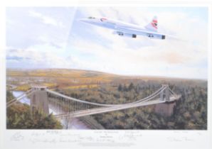 CONCORDE 'THE HOMECOMING' LIMITED EDITION STEVEN BROWN PRINT