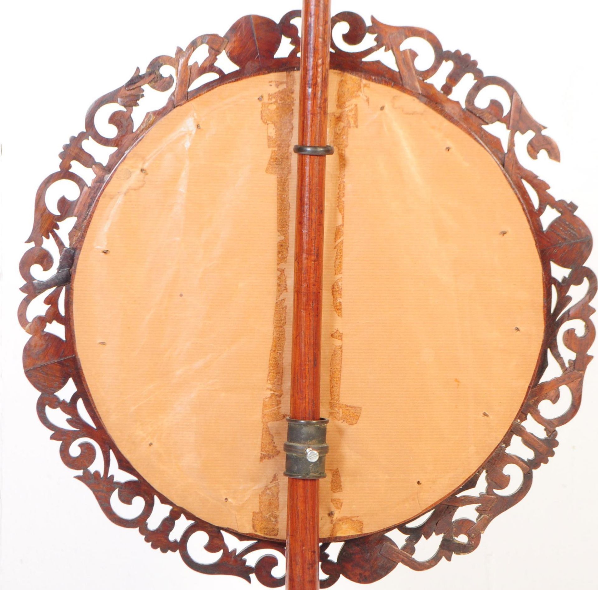 19TH CENTURY HIGH VICTORIAN ROSEWOOD POLE SCREEN - Image 3 of 6