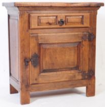 19TH CENTURY FRENCH OAK HALL CUPBOARD CABINET