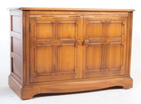 20TH CENTURY ERCOL GOLDEN DAWN ELM HIFI CABINET