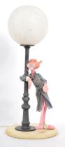 20TH CENTURY VINTAGE NOVELTY PINK PANTHER LAMP