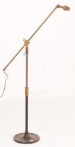 20TH CENTURY BRASS STANDING STANDARD LAMP