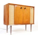 MID 20TH CENTURY TEAK VENEER MURPHY RADIOGRAM CABINET