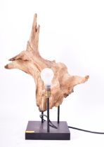 CONTEMPORARY DRIFTWOOD TABLE LAMP