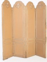 EARLY 20TH CENTURY CIRCA 1930S FOUR FOLD PRIVACY SCREEN
