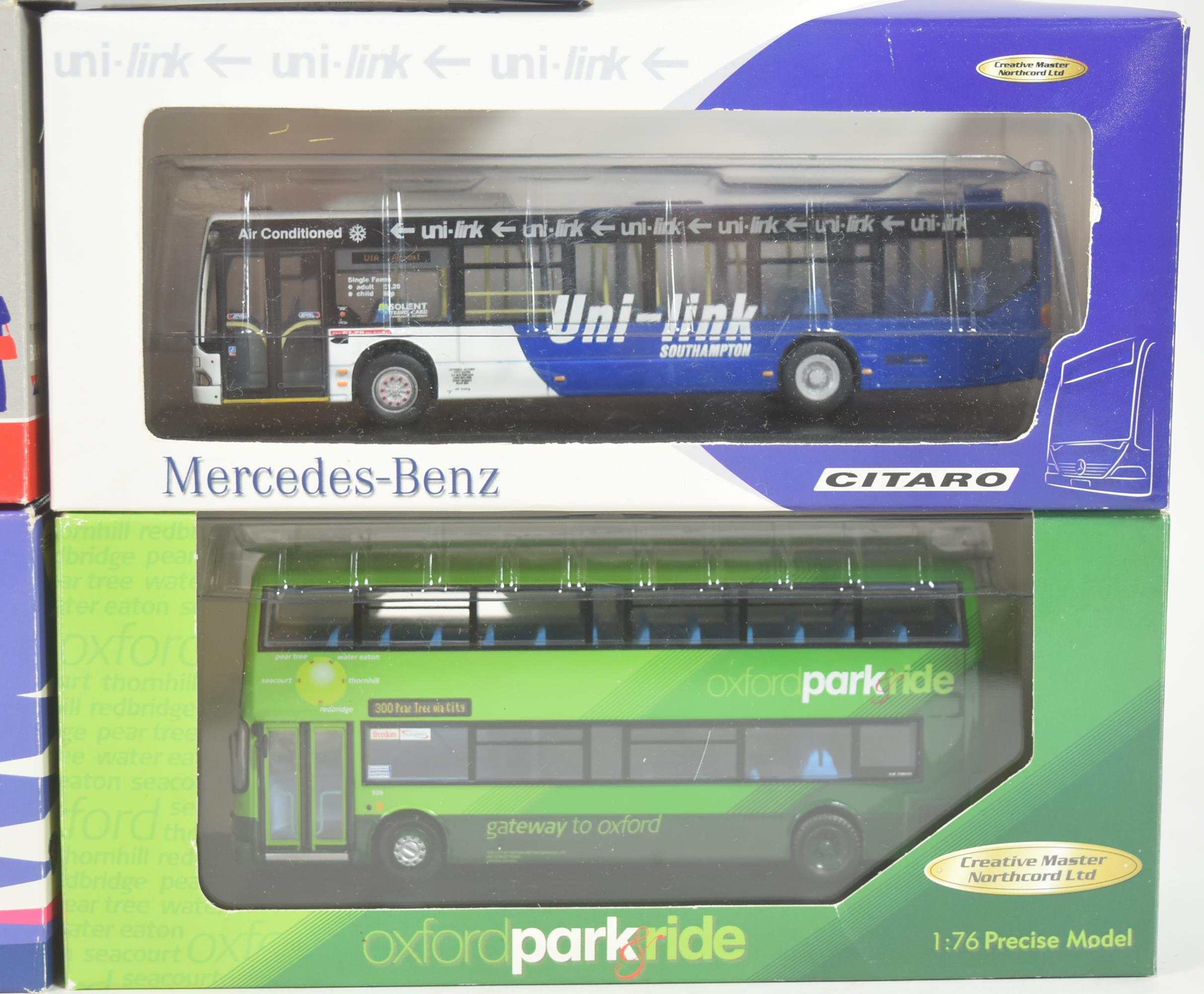 DIECAST - X5 CREATIVE MASTER NORTHCORD DIECAST MODEL BUSES - Image 3 of 4