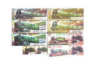 COLLECTION OF VINTAGE AIRFIX LOCOMOTIVE MODEL KITS