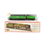 TWO VINTAGE HORNBY OO GAUGE MODEL RAILWAY TRAINSET LOCOMOTIVES