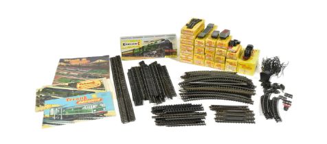 MODEL RAILWAY - COLLECTION OF TRIANG TT GAUGE ROLLING STOCK, TRACK AND ACCESSORIES