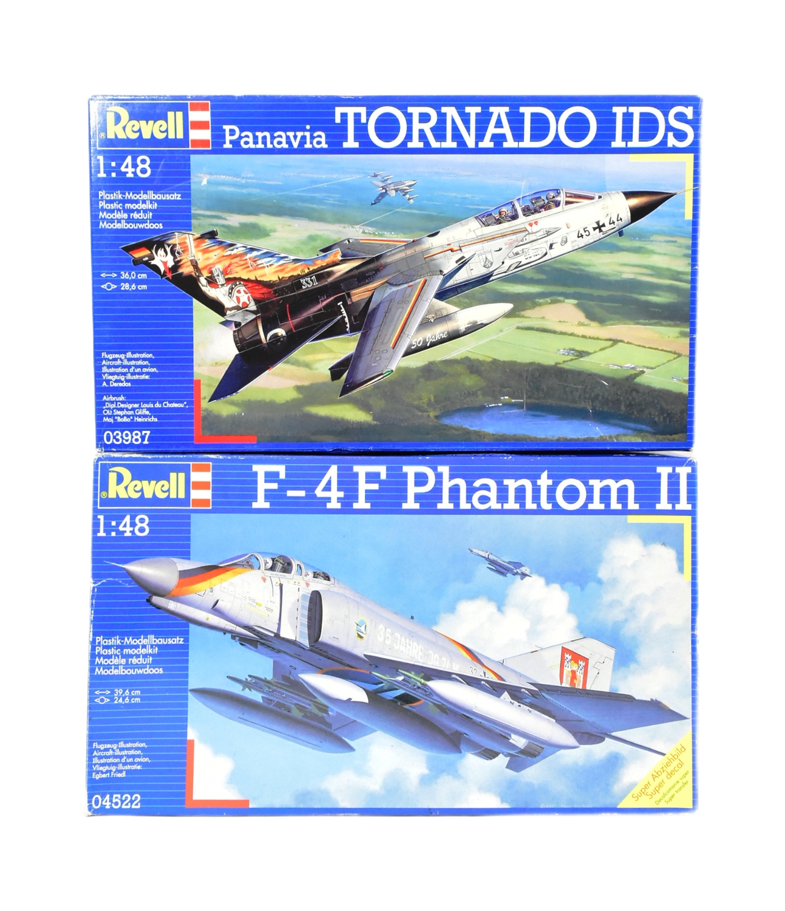 MODEL KITS - X2 REVELL 1/48 SCALE PLASTIC MODEL KITS