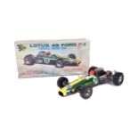 TINPLATE TOYS - VINTAGE TINPLATE BATTERY OPERATED LOTUS 49 FORD F-1