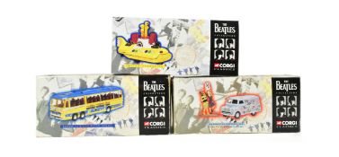 DIECAST - X3 CORGI BEATLES VDIECAST MODELS