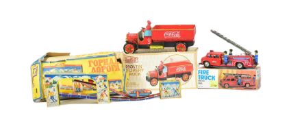 TINPLATE TOYS - COLLECTION OF MECHANICAL TINPLATE TOYS