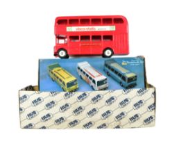 THREE VINTAGE MODEL BUSES