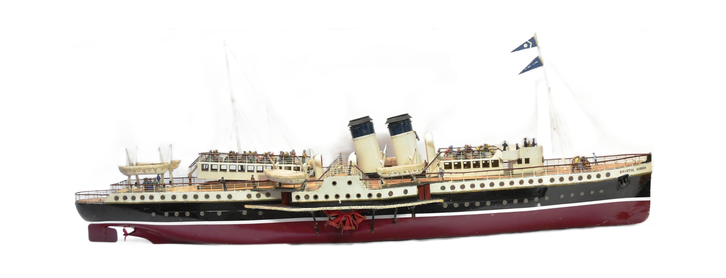 PS BRISTOL QUEEN - RICHARD WEBB HAND BUILT PADDLEBOAT MODEL