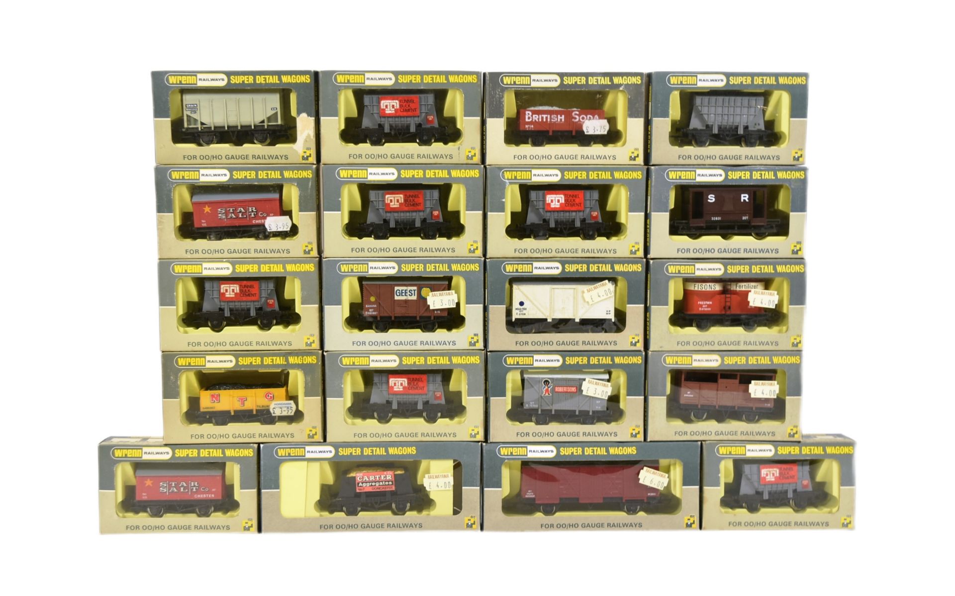 COLLECTION OF WRENN OO GAUGE MODEL RAILWAY ROLLING STOCK