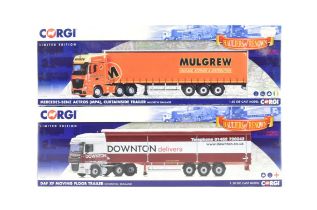 DIECAST - X2 CORGI 1/50 SCALE DIECAST MODEL HAULAGE VEHICLES