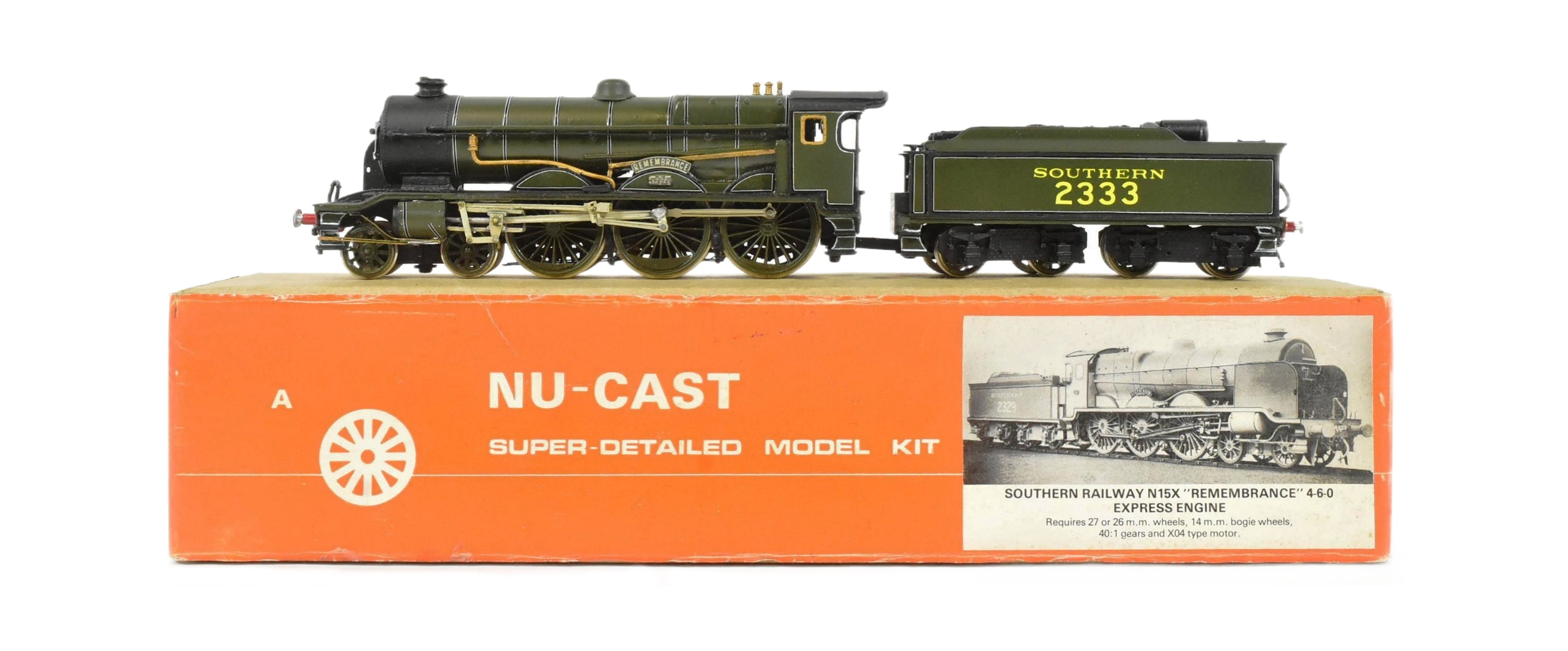 MODEL RAILWAY - KIT BUILT NU-CAST LOCOMOTIVE