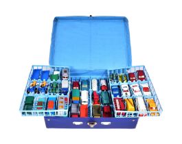 DIECAST - VINTAGE LESNEY MATCHBOX DIECAST MODELS IN CARRY CASE