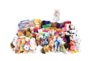 BEANIE BABIES - LARGE COLLECTION OF TY BEANIE BABIES