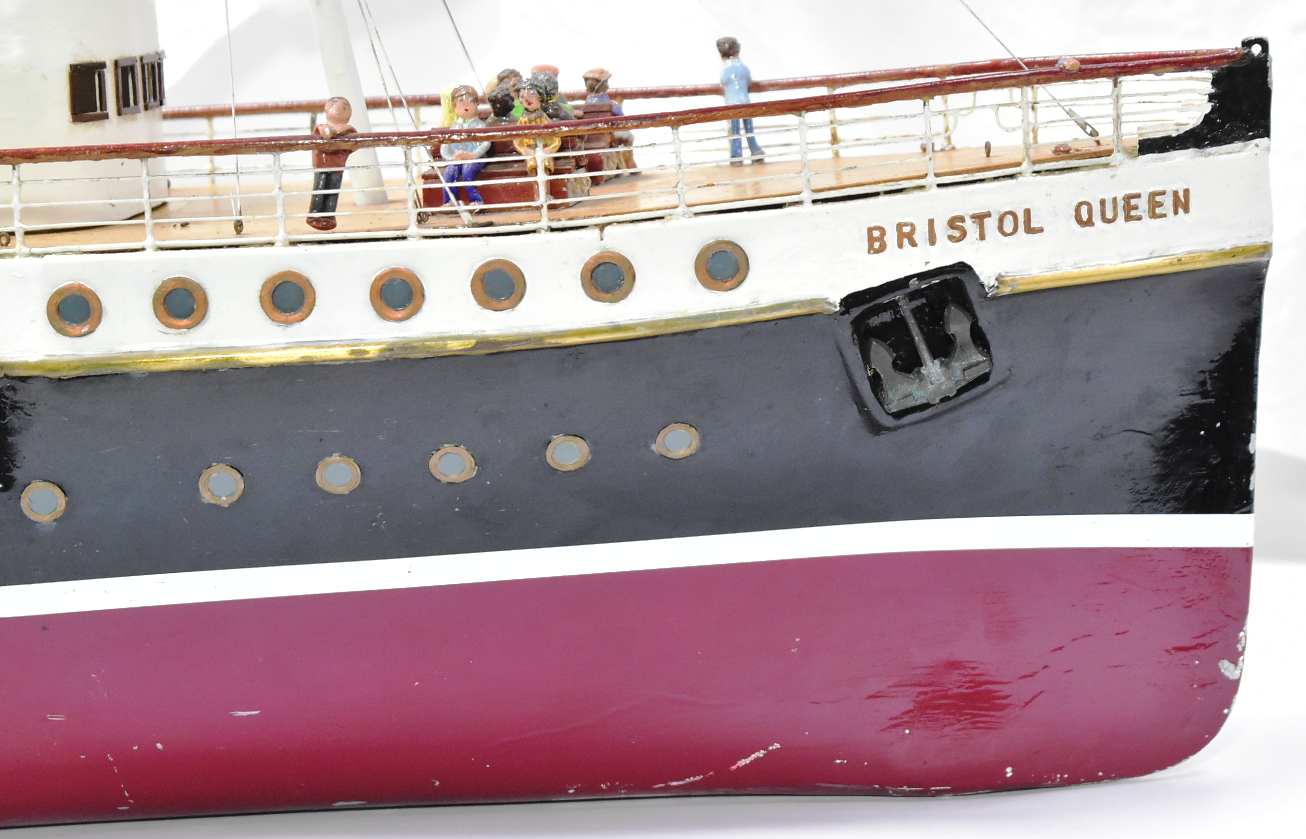 PS BRISTOL QUEEN - RICHARD WEBB HAND BUILT PADDLEBOAT MODEL - Image 8 of 10