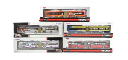 DIECAST - COLLECTION OF CORGI DIECAST MODEL BUSES