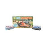 SCALEXTRIC - VINTAGE SUPERSPEED SET PLUS X2 EXTRA CARS