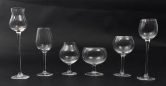 MOSER'S PRAHA GLASS - RETRO MINIATURE SNIFTER GLASSES