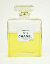 CHANEL NO 19 - VINTAGE FACTICE ADVERTISING PERFUME BOTTLE