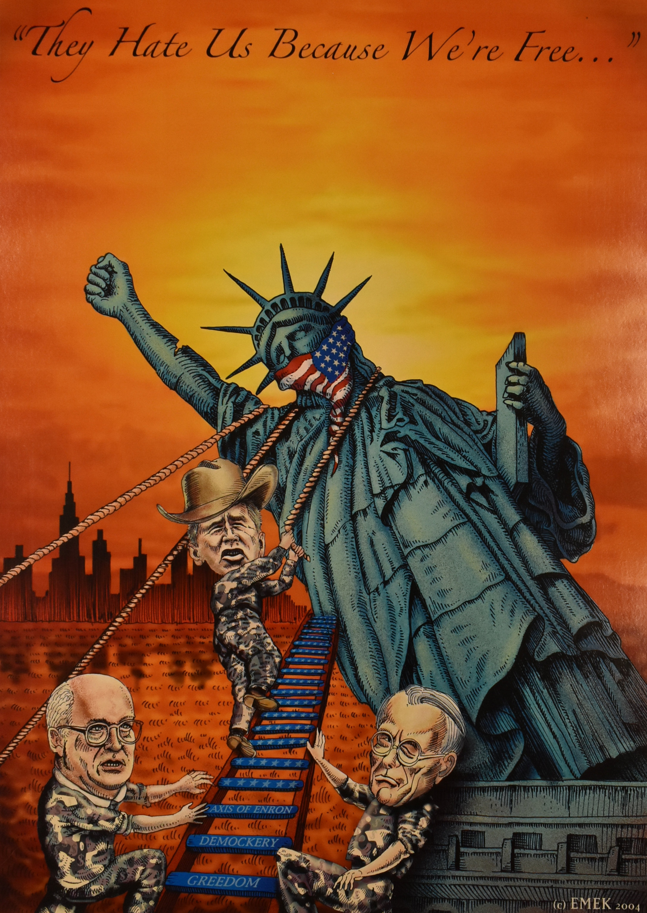 EMEK GOLAN - "THEY HATE US BECAUSE WE WE'RE FREE..." 2004 - Image 2 of 9