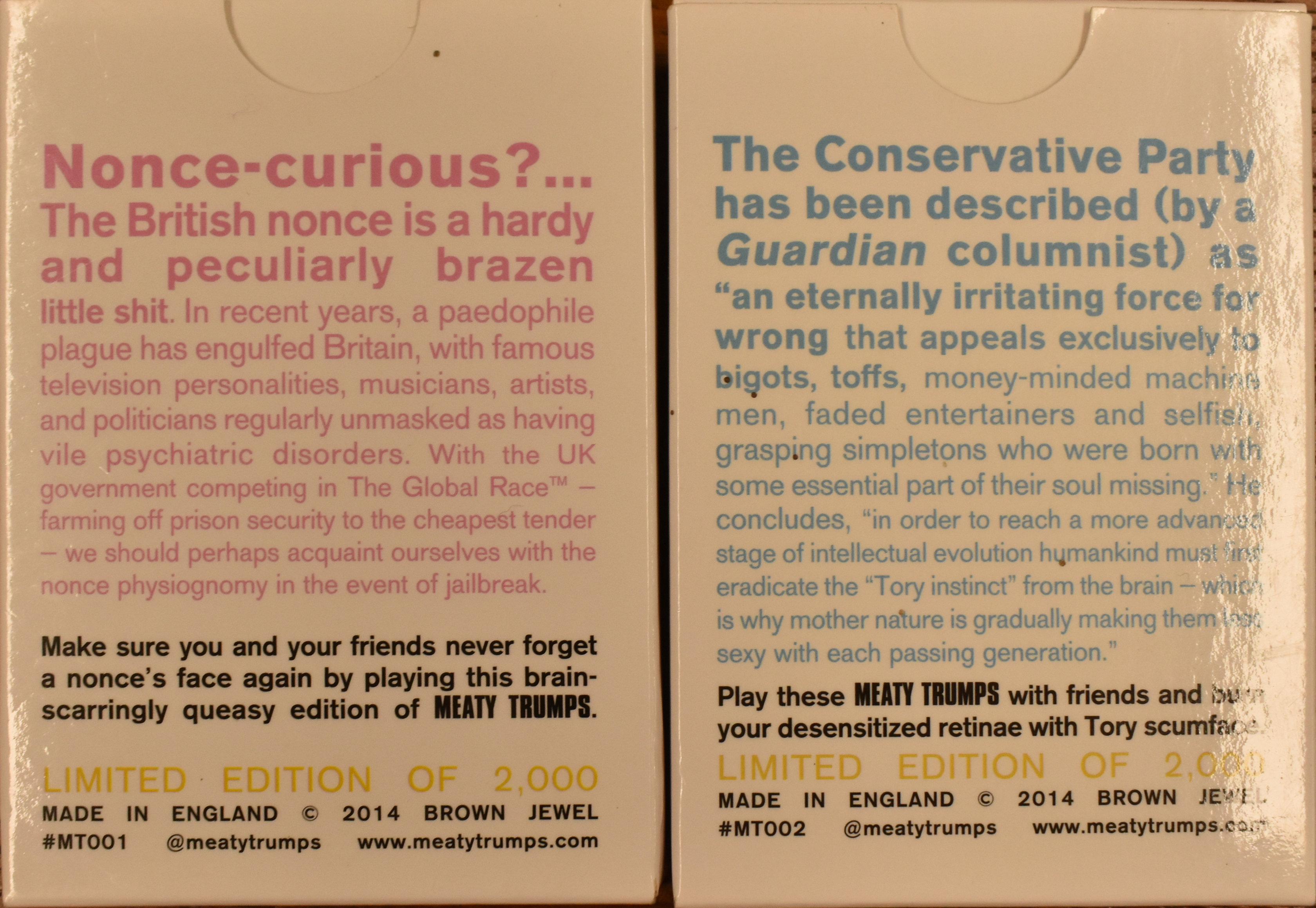 MEATY TRUMP - TORY SCUM AND BRITISH NONCES 2014 - Image 2 of 6