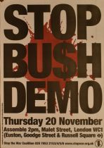 DAVID GENTLEMAN - STOP BU$H DEMO 2003