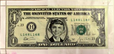 MISTERAITCH - G.W.BUSH NOTHING DONE DOLLAR NOTE 2008