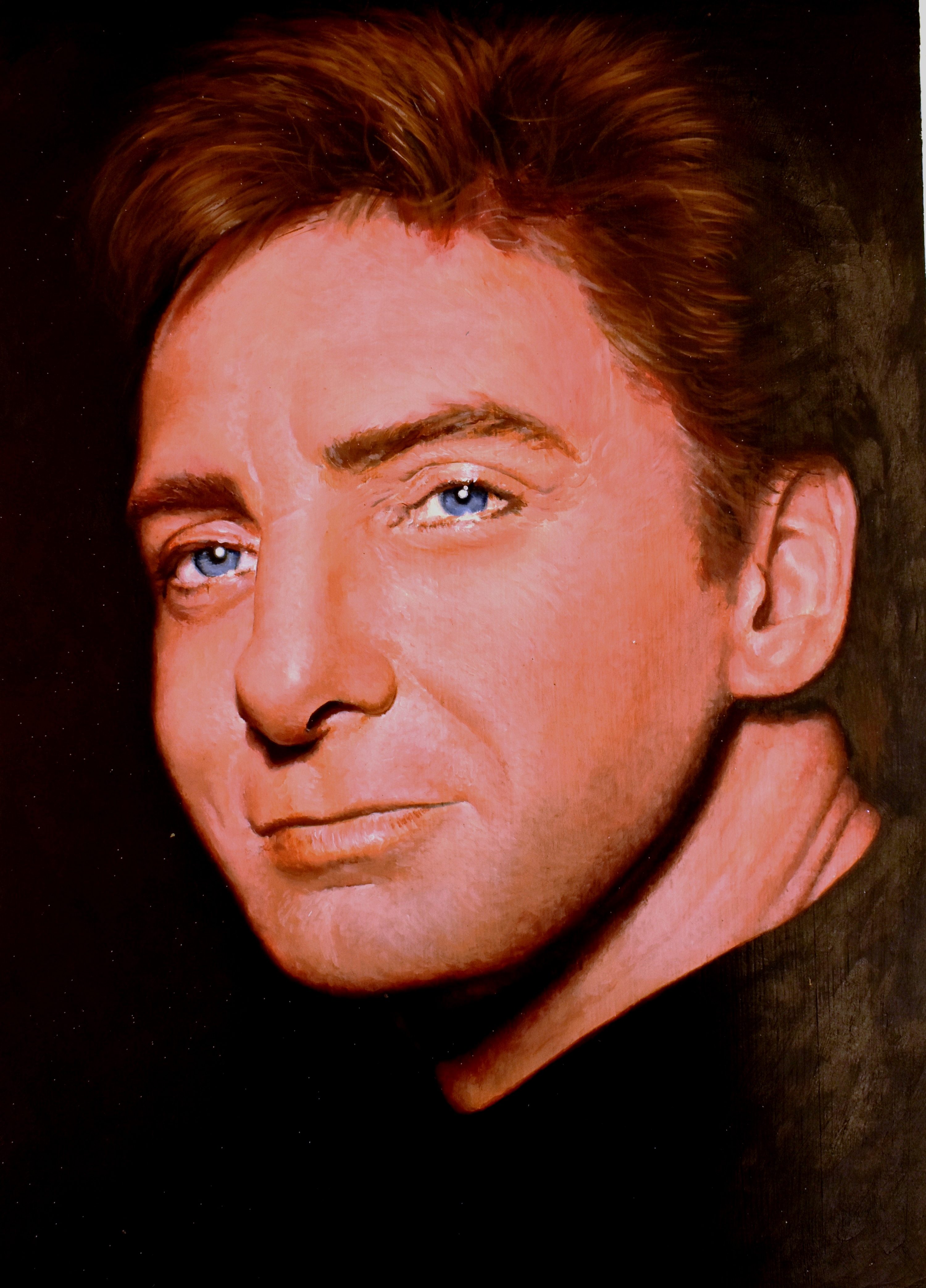 VINCENT HNEDY - PORTRAIT OF BARRY MANILOW - 1998 - Image 2 of 6